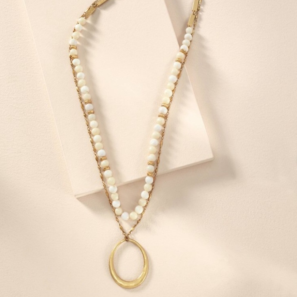 Stella and dot natia layered necklace
